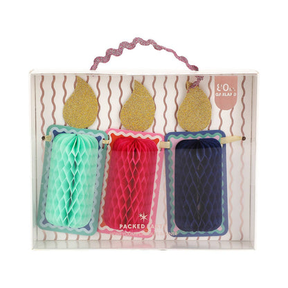 Honeycomb Candle Banner