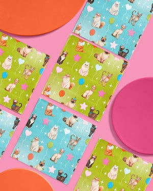 Cat Party Dinner Napkins