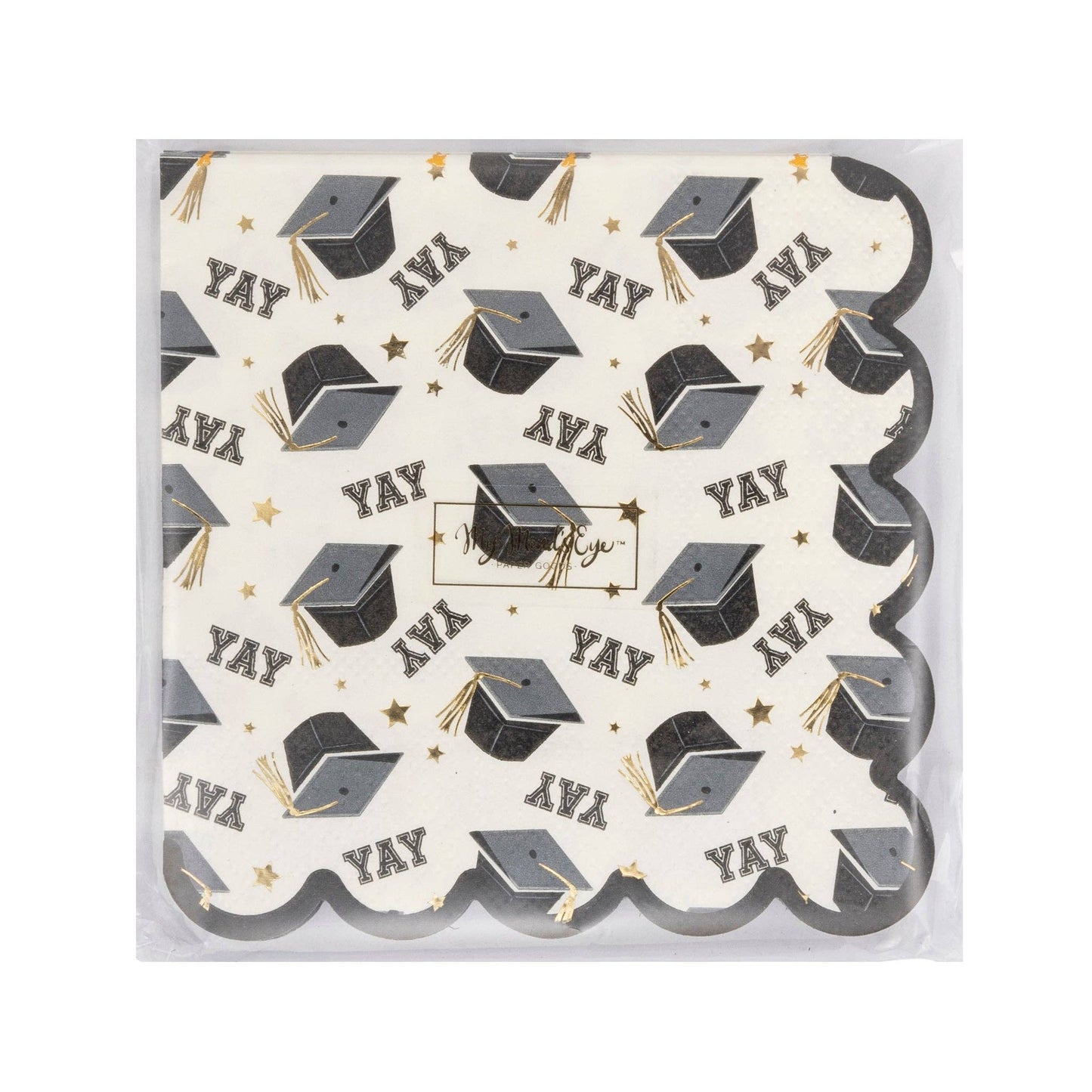 Yay Cap Pattern Cocktail Napkin