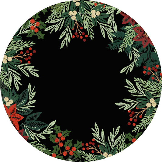 Christmas Greens Paper Placemat