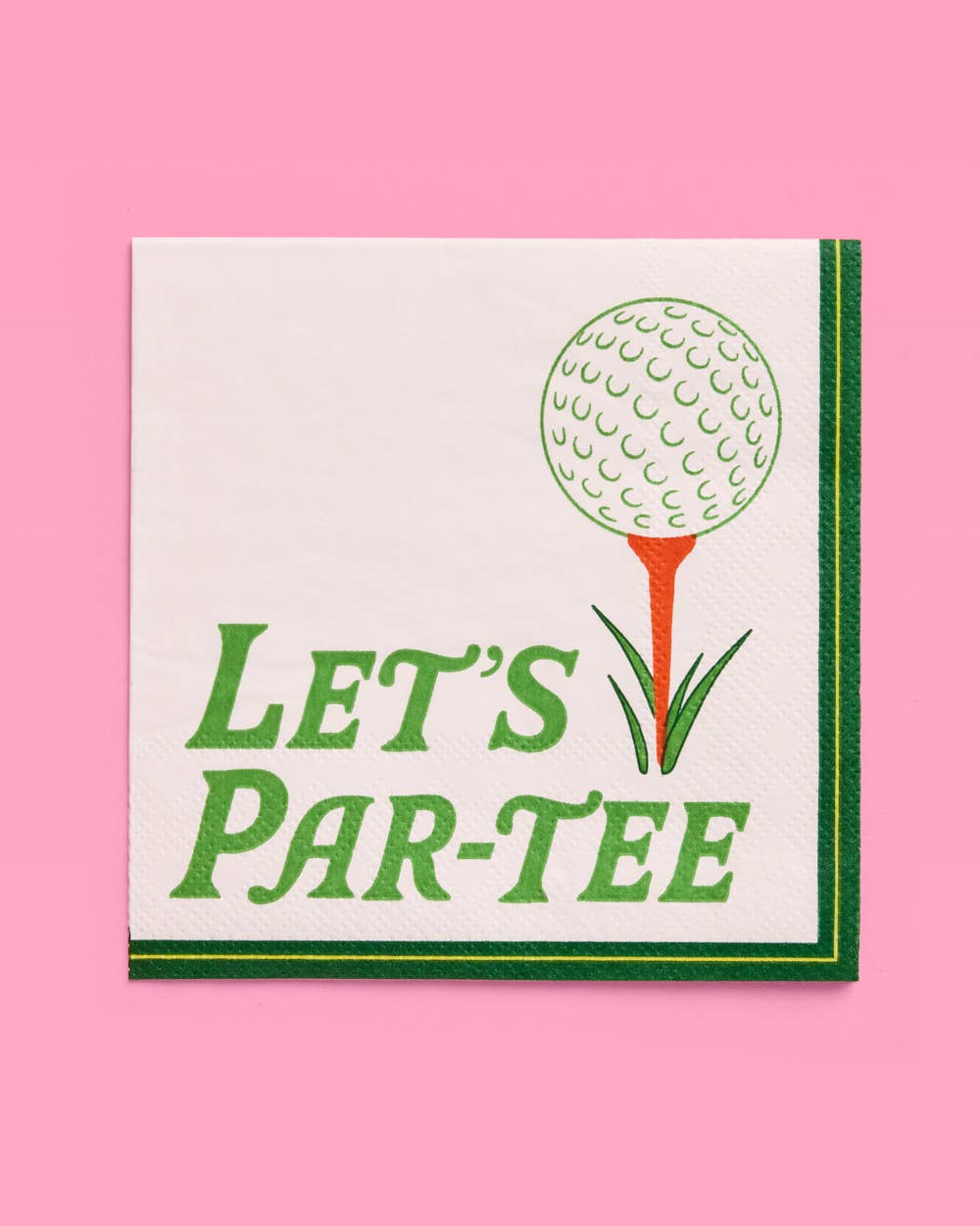 Let's Par-Tee Golf Napkins