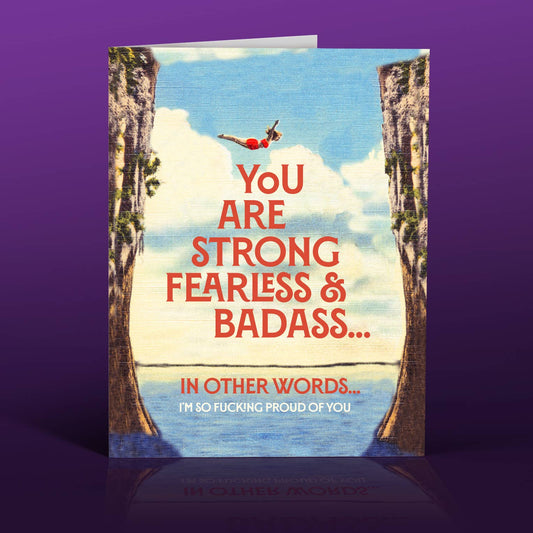 FEARLESS encouragement card