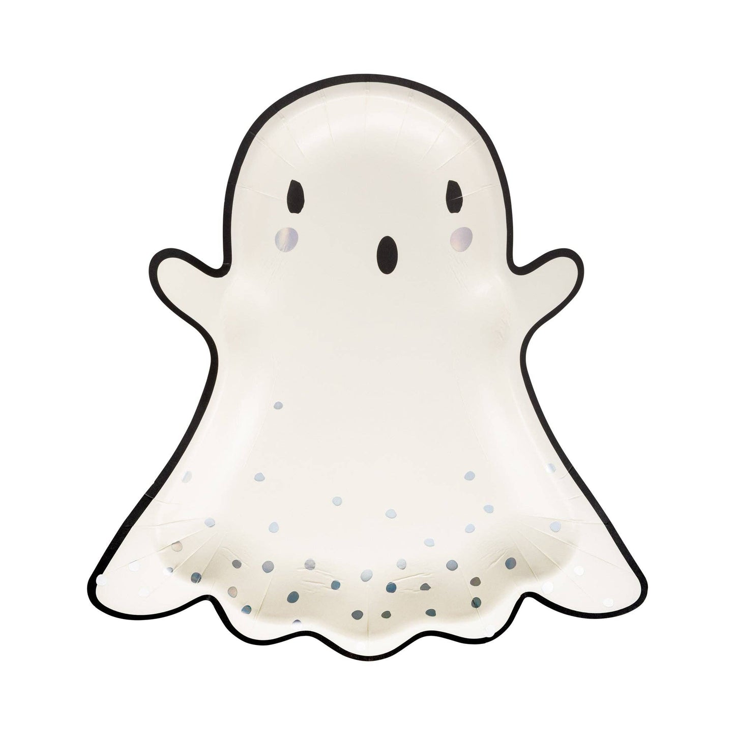 Boo Ghost Shaped Paper Plate