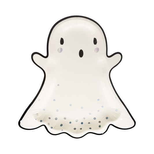 Boo Ghost Shaped Paper Plate