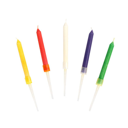 Rainbow Flame Birthday Candles