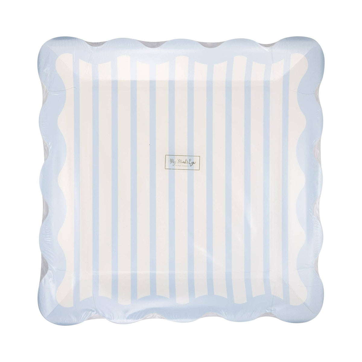 Blue Striped 10" Plate