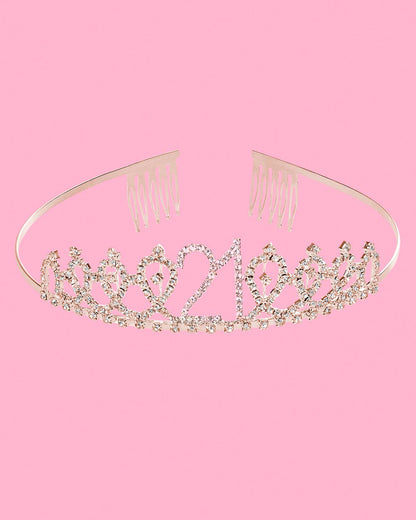 21st Birthday Kit- Tiara and Sash