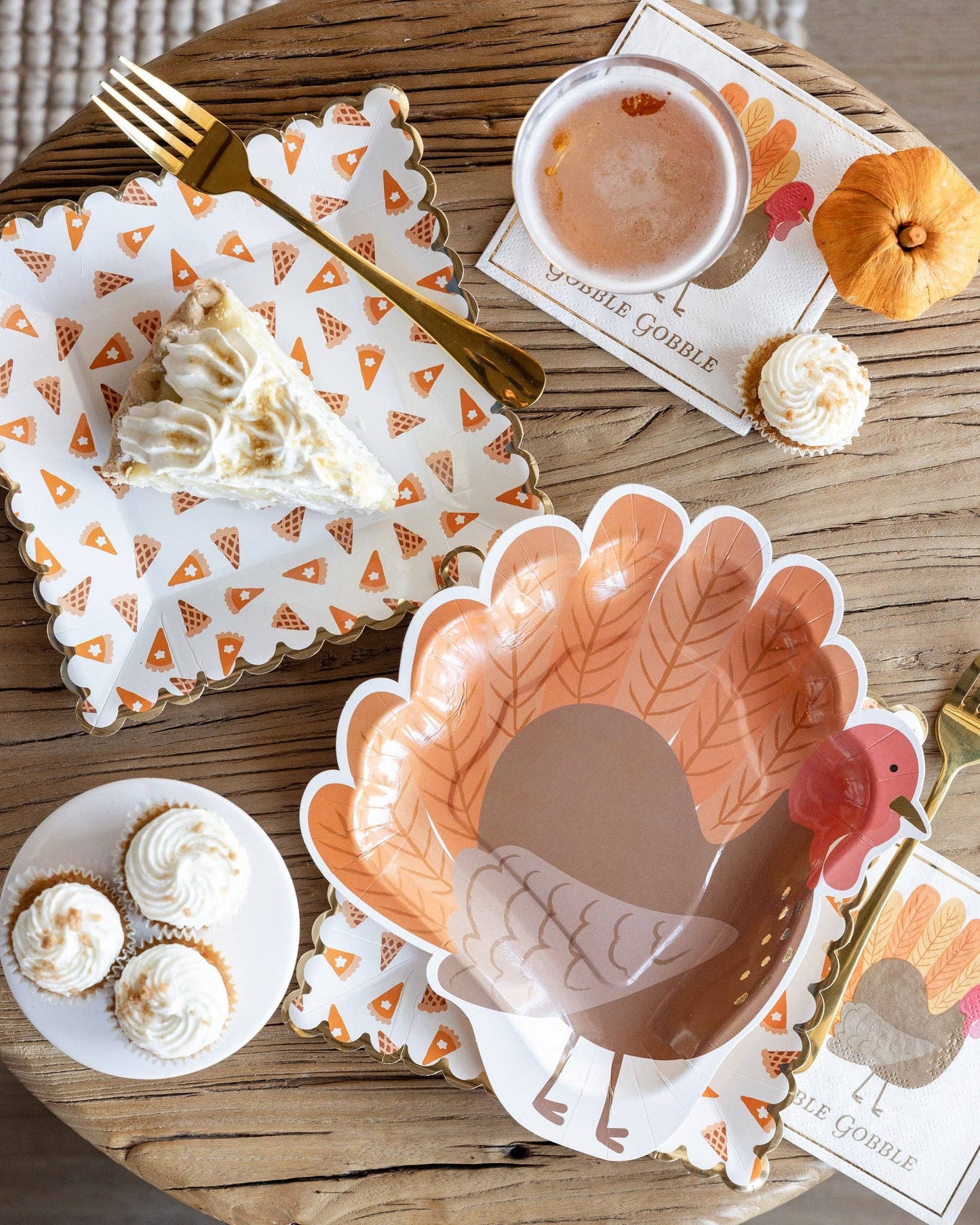 Scatter Pie 8" Dessert Paper Plate