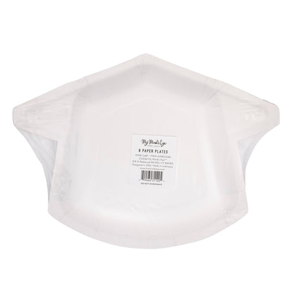 Pink Cap Shaped Plate