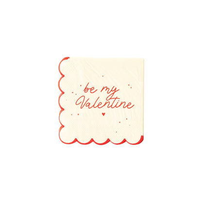 Be My Valentine  Cocktail Napkin
