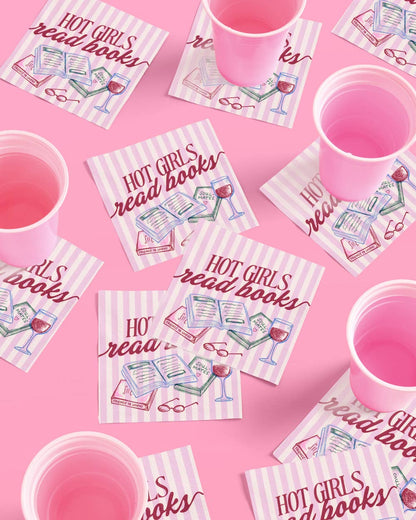 Hot Girls Book Club Napkins
