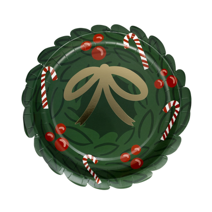 Wreath Shaped Paper Plate