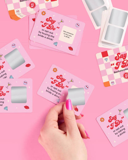 Bachelorette Scratch Off Dare Card Game