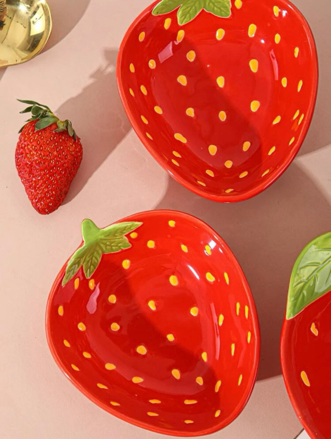 Strawberry Trinket Tray- Small