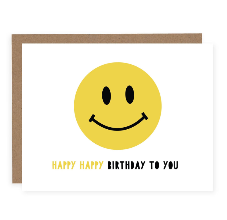 Smiley Birthday Card