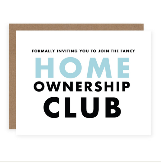 Homeownership Club Card