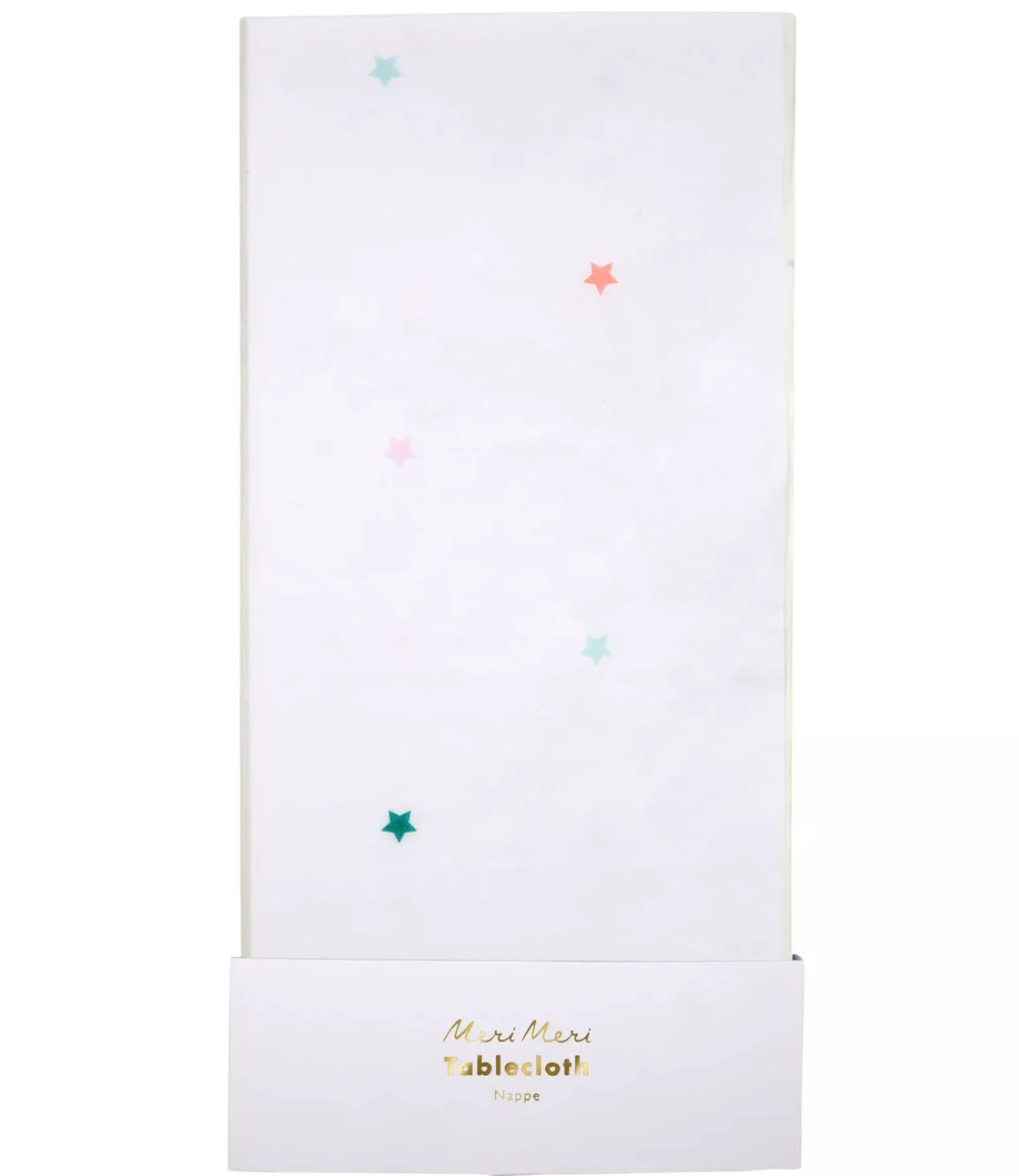 Rainbow Star Paper Tablecloth