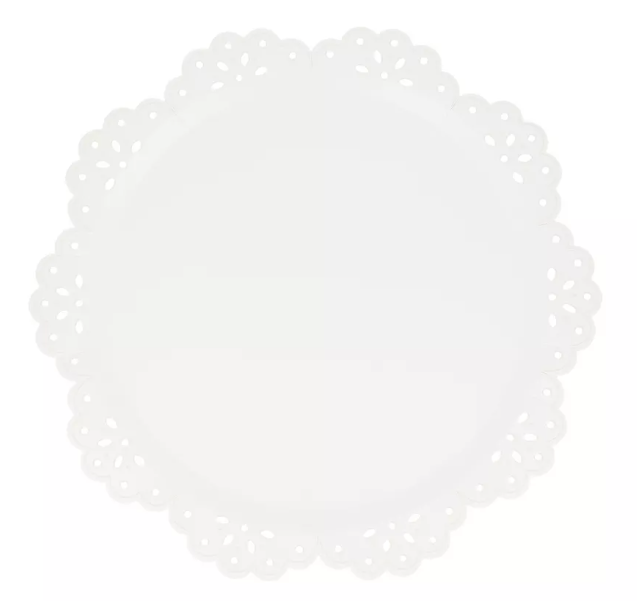 Broderie Anglaise Lace White Side Plates