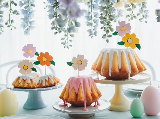 Flower Cake Toppers | Multi Color