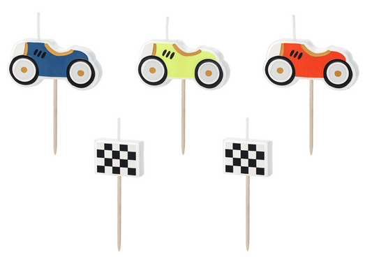 Racing Cars Candles