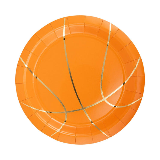 Basketball Paper Plate