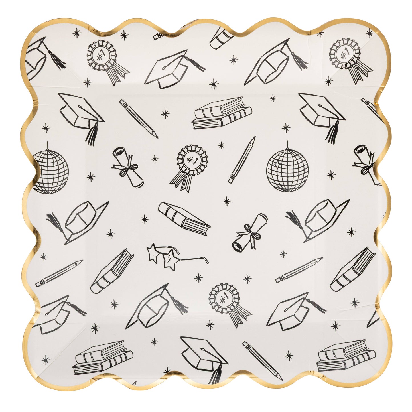 Grad Icon Foil Plate