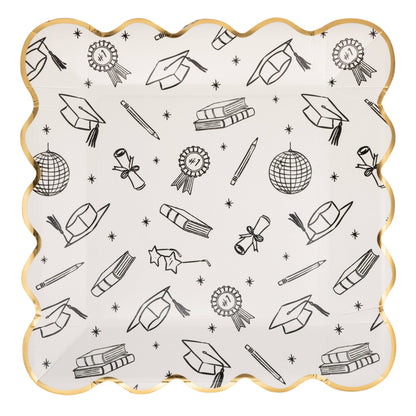 Grad Icon Foil Plate