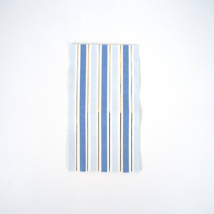 Blue Striped Guest Towel Napkins