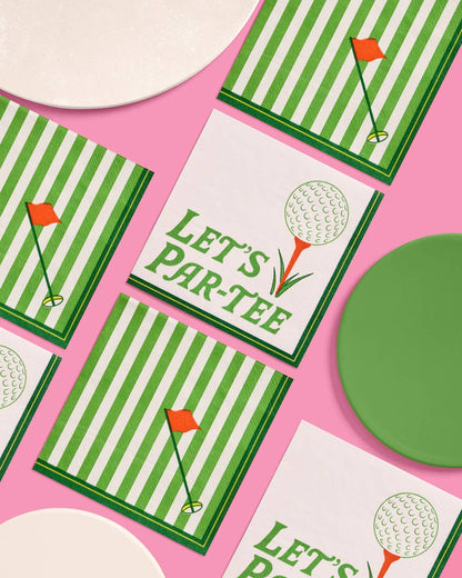 Let's Par-Tee Golf Napkins