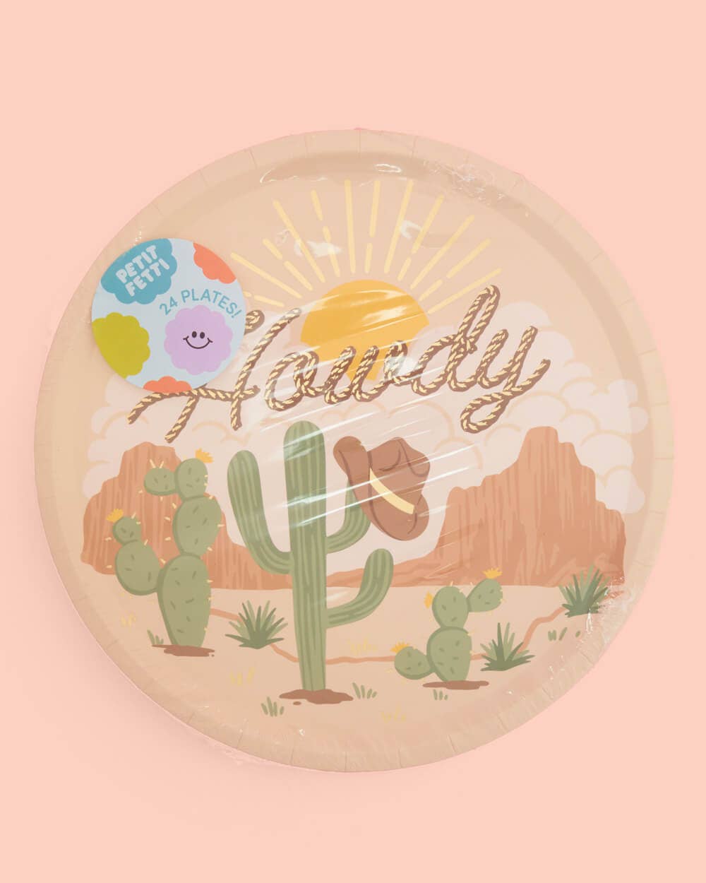 Western Rodeo Paper Plates