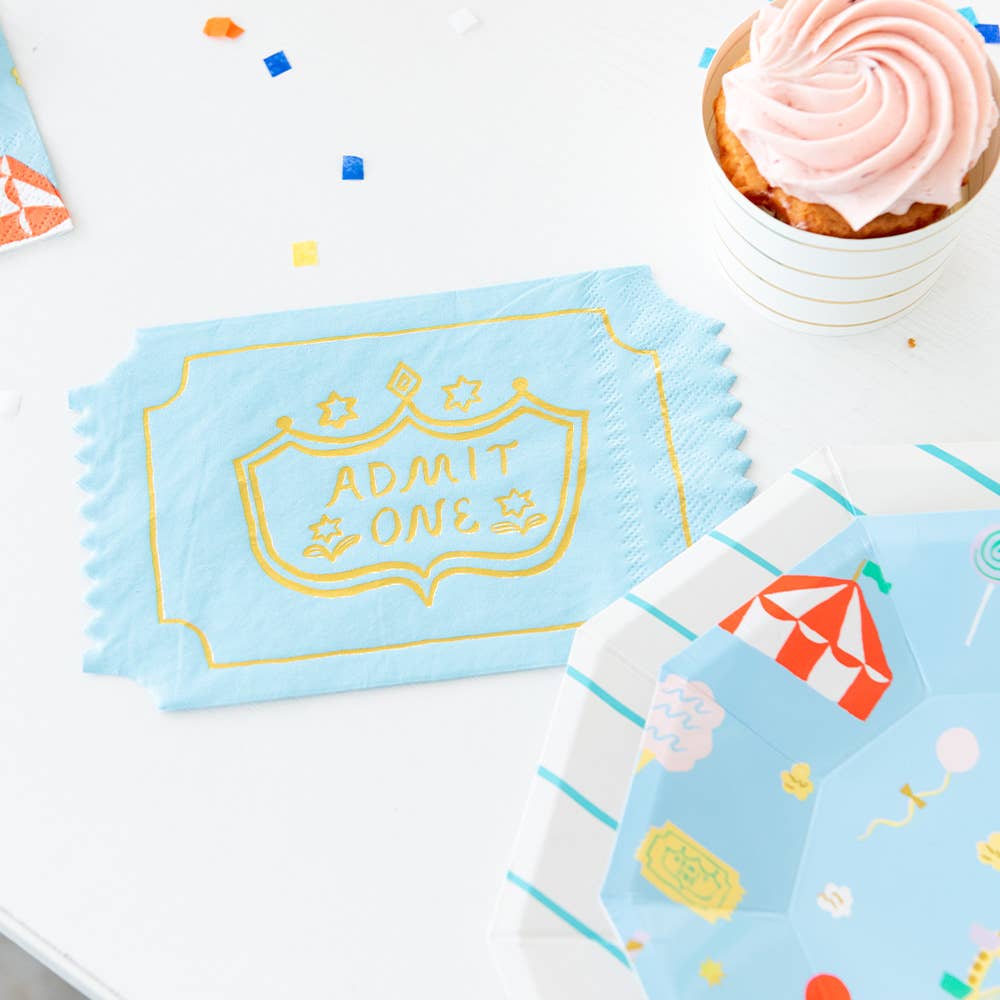 Jollity & Co. + Daydream Society Off to the Fair Napkins - Thumbnail 5
