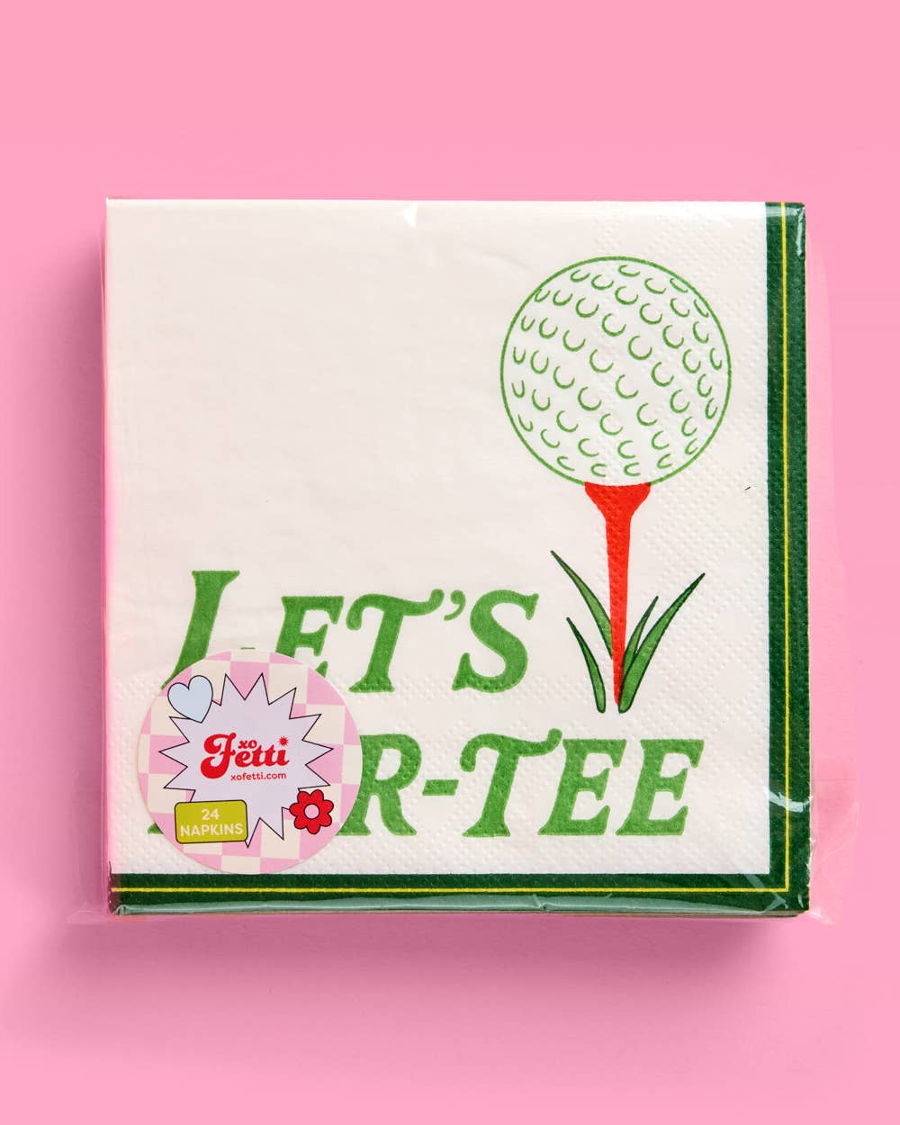 Let's Par-Tee Golf Napkins