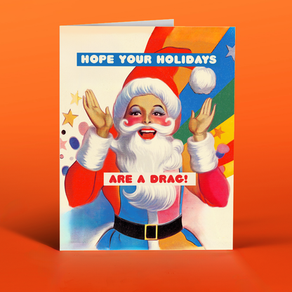 DRAG CHRISTMAS gay holiday card