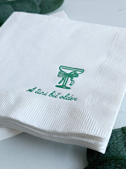 Tini Bit Older Cocktail Napkins