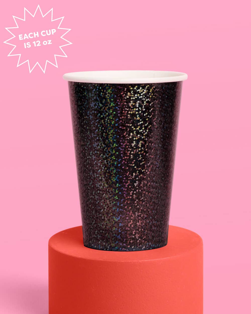 Black Shimmer Cups