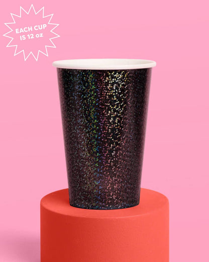 Black Shimmer Cups