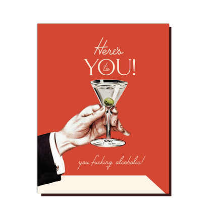 MARTINI TO YOU! celebration card