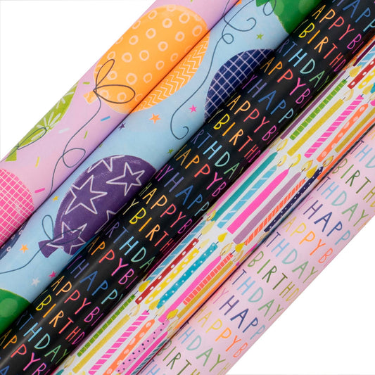 Bold Birthday Wrapping Paper