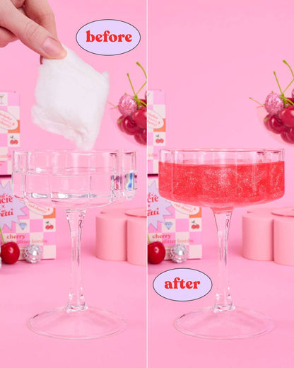 Cherry Glitter Bombs