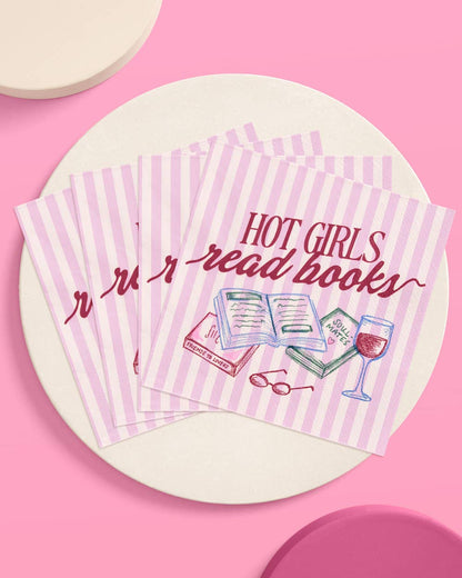 Hot Girls Book Club Napkins