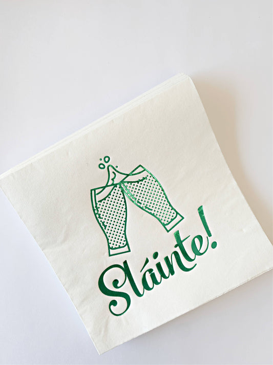 Sláinte! Irish Cheers Cocktail Napkins