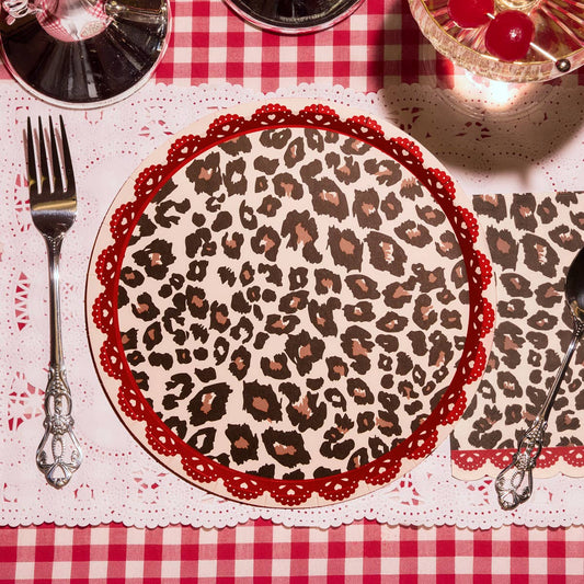 Cheetah Print Paper Plates