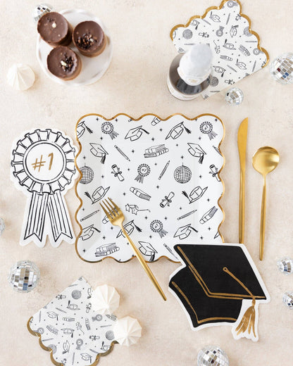 Grad Icon Foil Plate