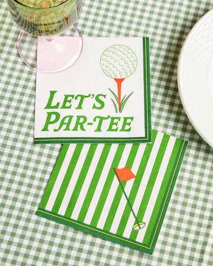 Let's Par-Tee Golf Napkins