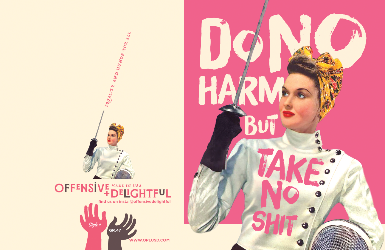 Do No Harm Take No Shit Empowerment Card