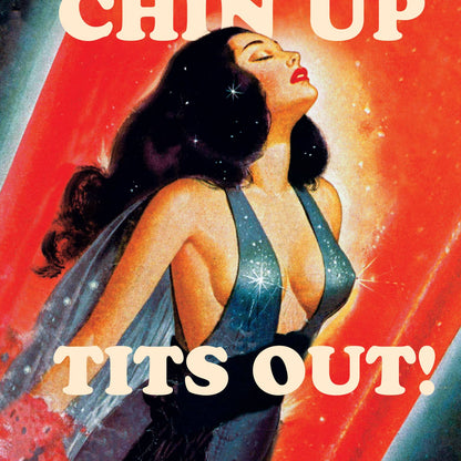 CHIN UP TITS OUT stars