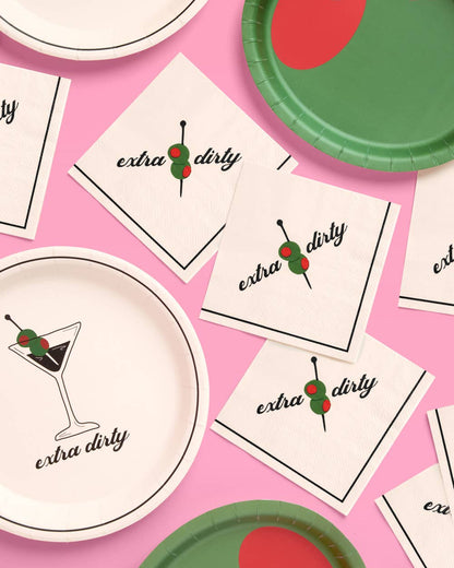 Extra Dirty Martini Napkins