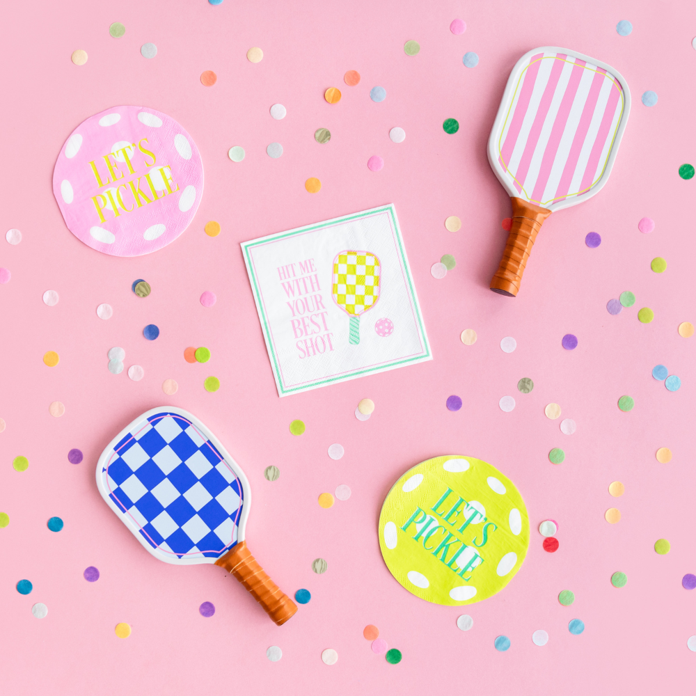 Pickleball Social Club "Hit Me With Your Best Shot" Cocktail Napkins