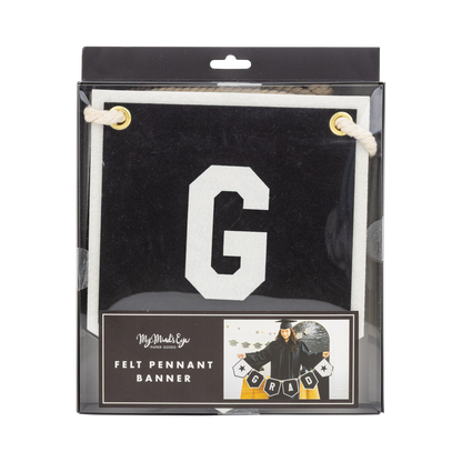 Oversized Felt Grad Banner