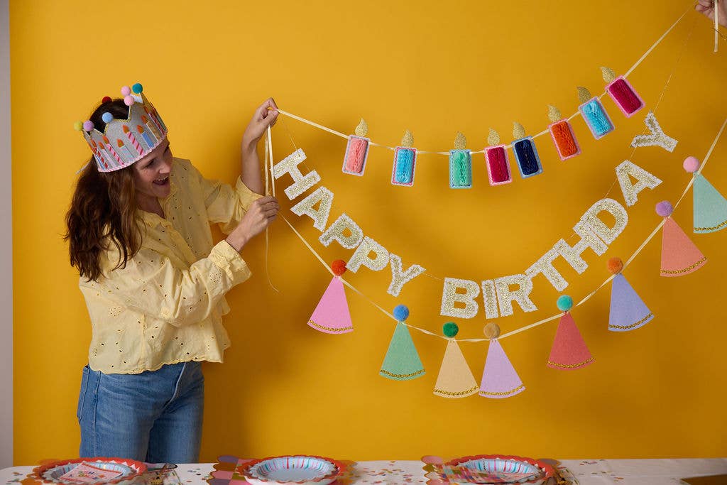Honeycomb Candle Banner